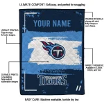 customized tennessee titans grunge patch navy white quilt blanket best selling