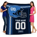 customized tennessee titans helmet theme navy quilt blanket best selling
