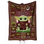 customized texas state bobcats yody baby pattern maroon quilt blanket best selling