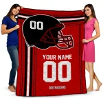 Customized Texas Tech Red Raiders Helmet Theme Red Quilt Blanket 1 customized texas tech red raiders helmet theme red quilt blanket best selling