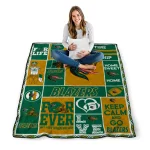 customized uab blazers helmet passion green quilt blanket best selling
