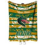 customized uab blazers layered florals green white quilt blanket best selling