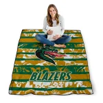 customized uab blazers layered florals green white quilt blanket best selling