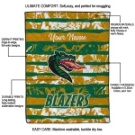 customized uab blazers layered florals green white quilt blanket best selling