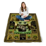 customized ucf knights yody baby pattern gold quilt blanket best selling