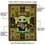 customized ucf knights yody baby pattern gold quilt blanket best selling
