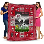 customized unlv rebels snoopy coach red quilt blanket best selling