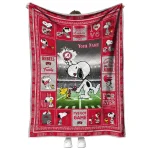 customized unlv rebels snoopy coach red quilt blanket best selling