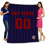 Customized Washington Nationals Pin Dot Quilt Blanket 1 customized washington nationals pin dot quilt blanket best selling