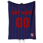 customized washington nationals pin dot quilt blanket best selling