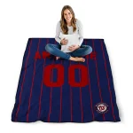 customized washington nationals pin dot quilt blanket best selling