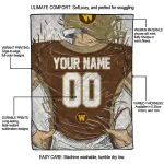 customized western michigan broncos player sketch brown gray quilt blanket best selling