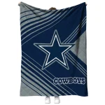 dallas cowboys arrow layers blue quilt blanket best selling