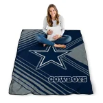 dallas cowboys arrow layers blue quilt blanket best selling