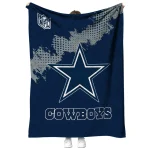 dallas cowboys shield badge blue quilt blanket best selling