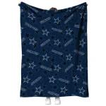 dallas cowboys solid classic blue quilt blanket best selling