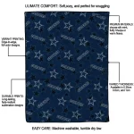 dallas cowboys solid classic blue quilt blanket best selling