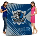 dallas mavericks arrow layers blue quilt blanket best selling