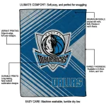 dallas mavericks arrow layers blue quilt blanket best selling