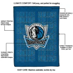 dallas mavericks bold red blue quilt blanket best selling