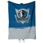 dallas mavericks dot illusion blue quilt blanket best selling