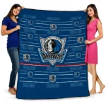 dallas mavericks handdrawn stripes blue quilt blanket best selling