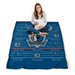 dallas mavericks handdrawn stripes blue quilt blanket best selling
