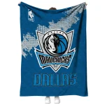 dallas mavericks nba grunge blue quilt blanket best selling