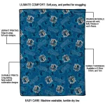 dallas mavericks solid classic blue quilt blanket best selling