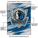 dallas mavericks wild lines blue white quilt blanket best selling