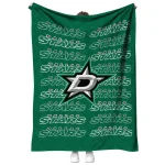 dallas stars bold red green quilt blanket best selling
