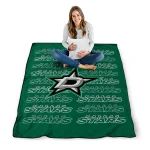 dallas stars bold red green quilt blanket best selling
