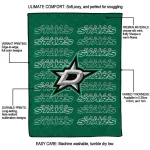 dallas stars bold red green quilt blanket best selling