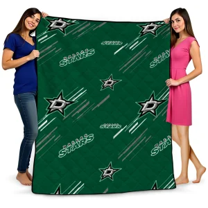 dallas stars sketch lines green quilt blanket best selling