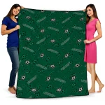 dallas stars solid classic green quilt blanket best selling