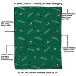 dallas stars solid classic green quilt blanket best selling