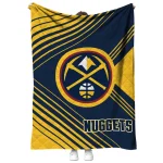 denver nuggets arrow layers blue quilt blanket best selling
