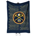 denver nuggets bold red blue quilt blanket best selling