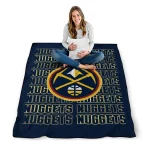 denver nuggets bold red blue quilt blanket best selling