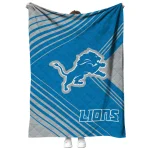 detroit lions arrow layers blue quilt blanket best selling