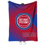 detroit pistons arrow layers red quilt blanket best selling