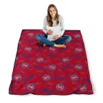 detroit pistons solid classic red quilt blanket best selling