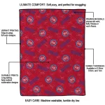 detroit pistons solid classic red quilt blanket best selling