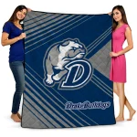 drake bulldogs arrow layers blue quilt blanket best selling