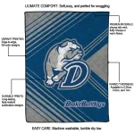 drake bulldogs arrow layers blue quilt blanket best selling