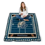 drake bulldogs mickey player blue quilt blanket best selling