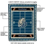 drake bulldogs mickey player blue quilt blanket best selling