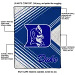 duke blue devils arrow layers blue quilt blanket best selling