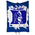 duke blue devils block border blue quilt blanket best selling