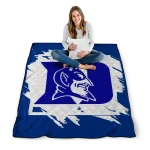 duke blue devils block border blue quilt blanket best selling